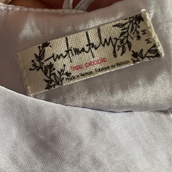 Intimately Free People Light Blue/Purple Dainty Strappy Tank Top Size Medium EUC - Picture 7 of 8